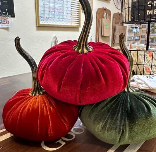 Velvet Pumpkins