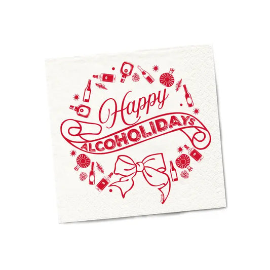 Happy Alcoholidays | Holiday Napkins