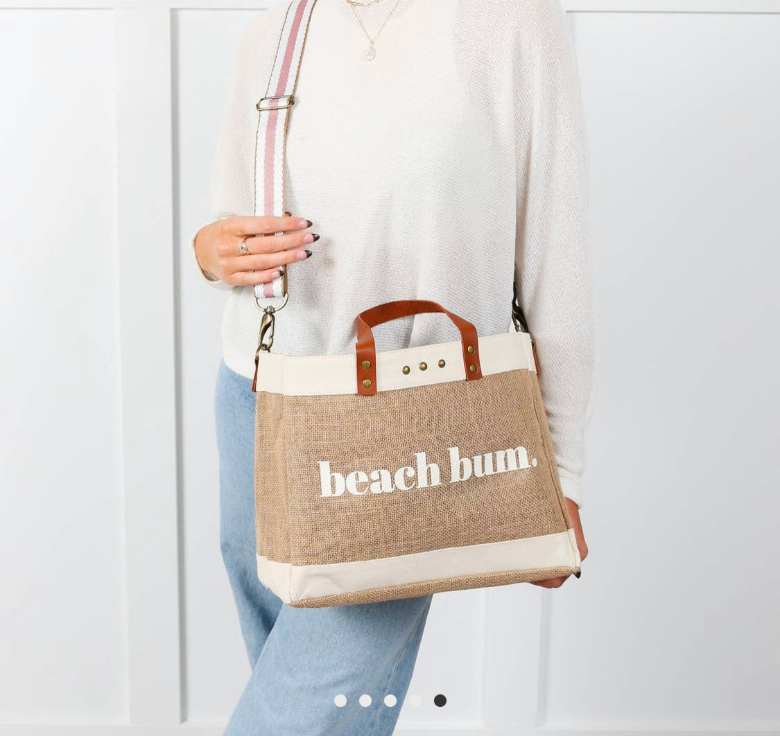 Beach Bum Jute Bag